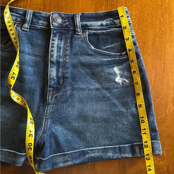 American Eagle Outfitters•women’s highest rise mom shorts•size 4•blue•NWT•new - Picture 12 of 15